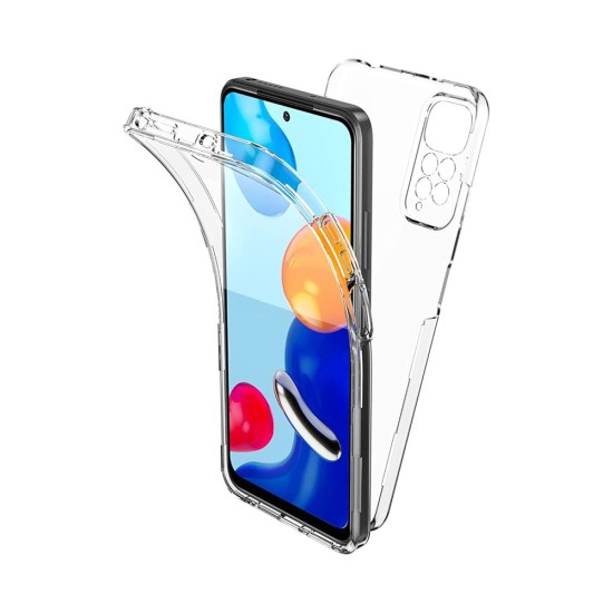 360º Silicon Case for Xiaomi Redmi Note 11 Transparent